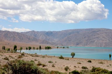 Reservoir shore