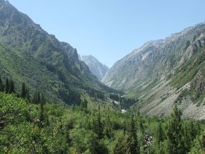 Ala-Archa gorge in Kyrgyzstan