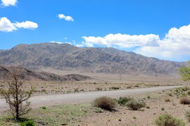 Mountains near the reservoir