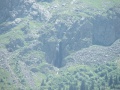 General view of the waterfall from the gorge