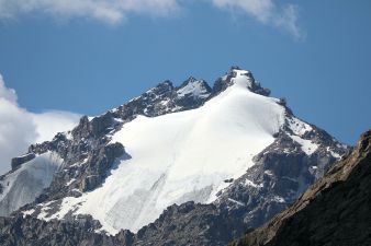 Glacier at a distance of about 20 km