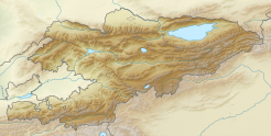 Map of Kygzyzstan