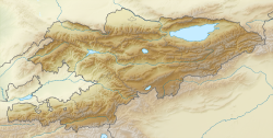 Map of Kyrgyzstan