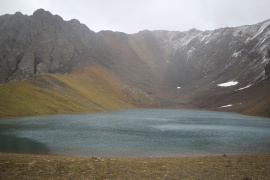 Lake at an elevation of about 3,800 meters