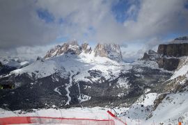 One of the slopes of Val di Fassa