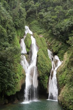 Near the waterfall