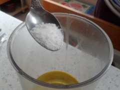Adding sugar