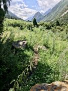 Mountain valley of Alamedin